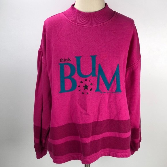 bum equipment Tops - Vintage Women’s Pink B.U.M Equipment Sweatshirt